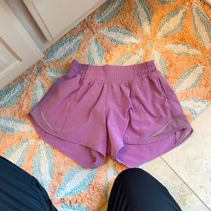 Purple hotty hot 4 in shorts
